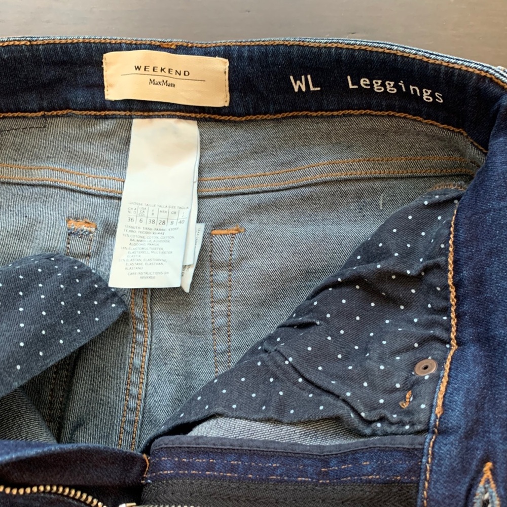 MaxMara Weekend skinny WL leggings jeans - Picture 5 of 6